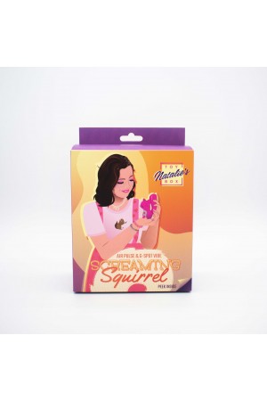 Screaming Squirrel Air Pulse and G-Spot Vibrator - Pink