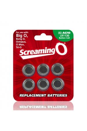 Replacement Batteries - 6 Pack - Each - AG10 - LR1130 - Button Cell