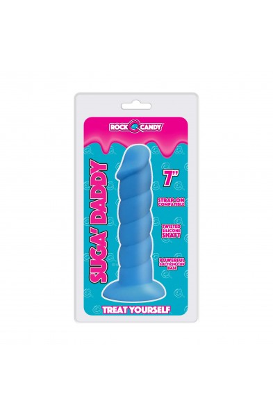 Suga-Daddy 7 Inch Dong - Blue