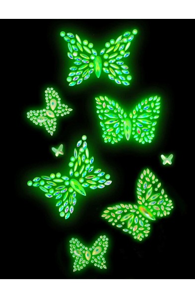 Aurelia Glow in the Dark Body Jewels Sticker