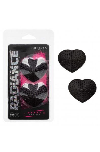 Radiance Heart Pasties - Black