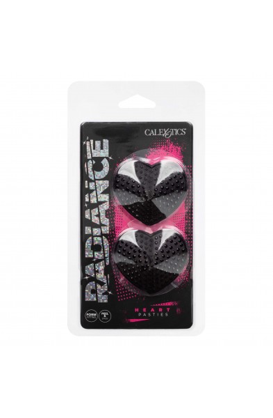 Radiance Heart Pasties - Black