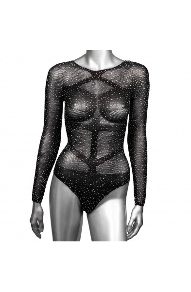 Radiance Long Sleeve Body Suit - One Size - Black