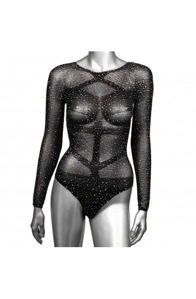 Radiance Long Sleeve Body Suit - Queen - Black