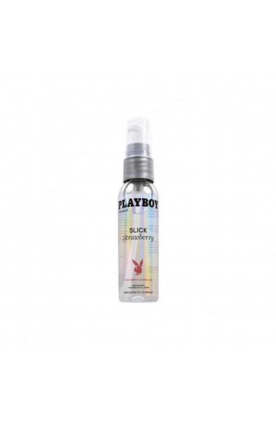 Playboy Pleasure Slick Strawberry Flavored Lubricant 2 Oz