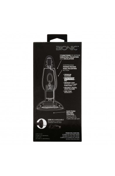 Bionic Dual Pulsating Probe - Black