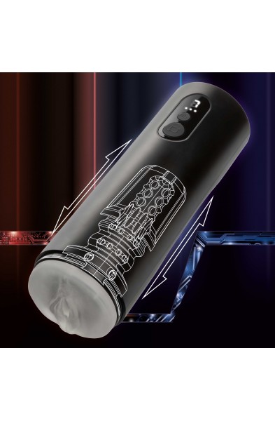 Bionic Thrusting Masturbator - Black