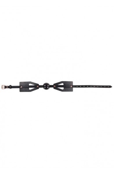 Brat Ball Gag - Black / Rose Gold