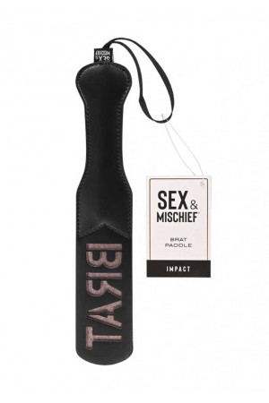 Brat Paddle - Black / Rose Gold