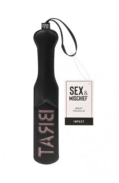 Brat Paddle - Black / Rose Gold