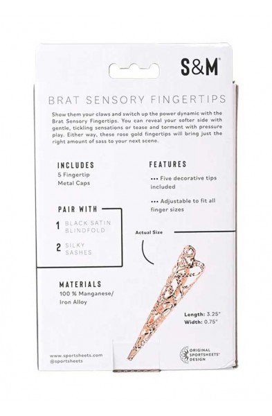 Brat Sensory Fingertips - Rose Gold