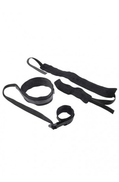 Thigh and Wrist Cuffs - Black