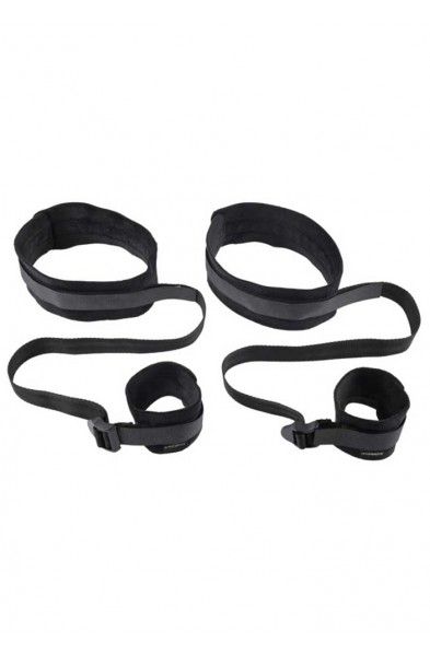 Thigh and Wrist Cuffs - Black