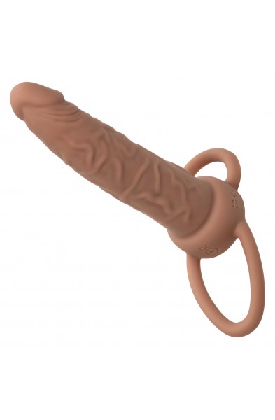 Performance Maxx Rechargeable Dual Penetrator -  Brown