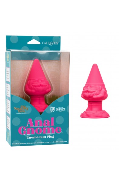 Naughty Bits Anal Gnome Gnome Butt Plug - Pink
