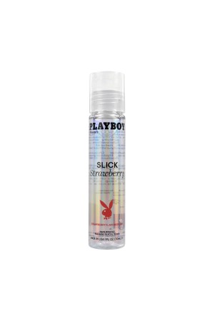 Playboy Pleasure Slick Strawberry Flavored Lubricant 1 Oz
