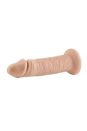 6 Inch Girthy Vibrating Dong - Light