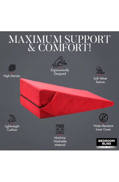 Xl-Love Cushion Large Wedge Pillow - Red