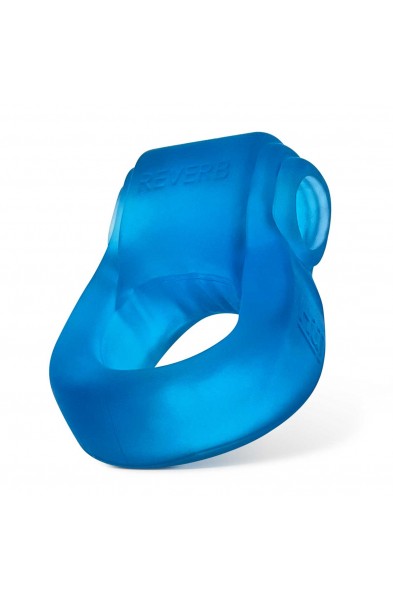 Glowdick Cockring With Led - Blue Ice