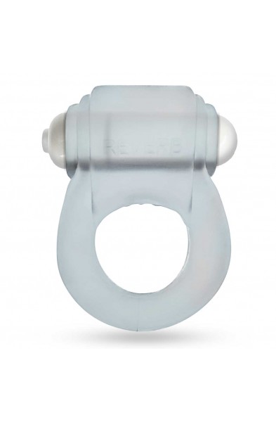 Glowdick Cockring With Led - Clear Ice
