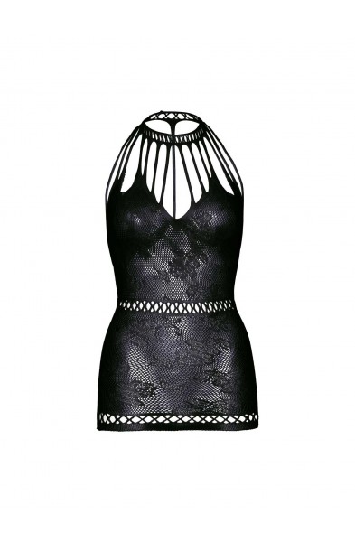 Lasting Love Lace Mini Dress - One Size - Black
