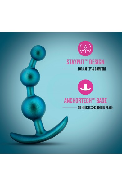 Anal Adventures Matrix - Gamma Plug - Neptune Teal