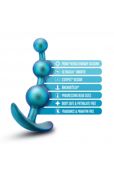Anal Adventures Matrix - Gamma Plug - Neptune Teal