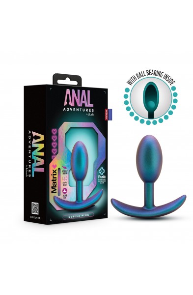 Anal Adventures Matrix - Nebula Plug - Lunar Blue