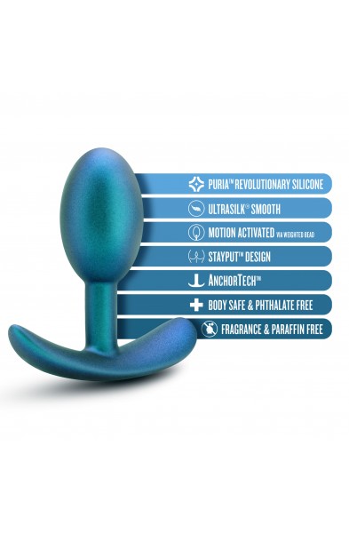 Anal Adventures Matrix - Nebula Plug - Lunar Blue