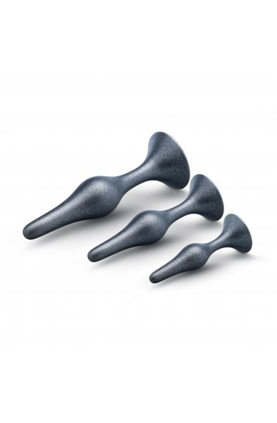 Anal Adventures Matrix - Genesis Plug Kit -  Stellar Silver