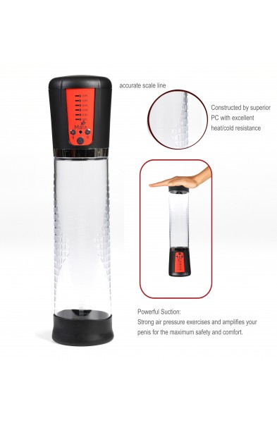 Jackson Rechargeable Penis Vacuum Pump - Orange