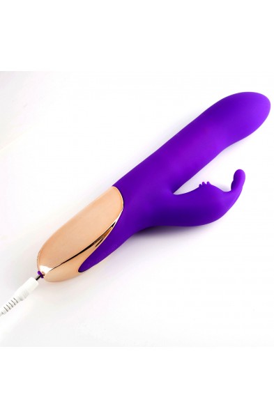 Karlin USB Rechargeable 10-Function Rabbit Vibrator - Purple