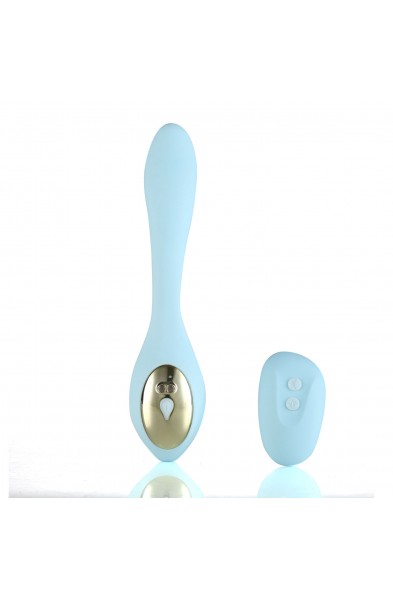 Harmonie Rechargeable Remote Silicone Bendable  Vibrator - Teal