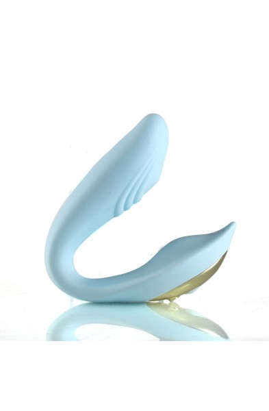 Harmonie Rechargeable Remote Silicone Bendable  Vibrator - Teal