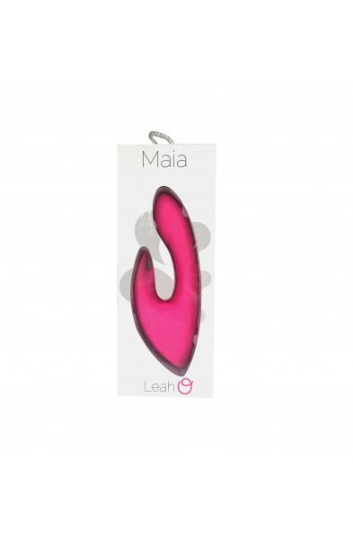 Leah USB Rechargeable Silicone 10-Function Rabbit Vibrator - Pink