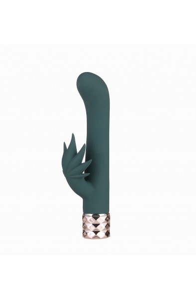 Kusha 420 Series Crystal Gems G-Spot Vibrator -  Green