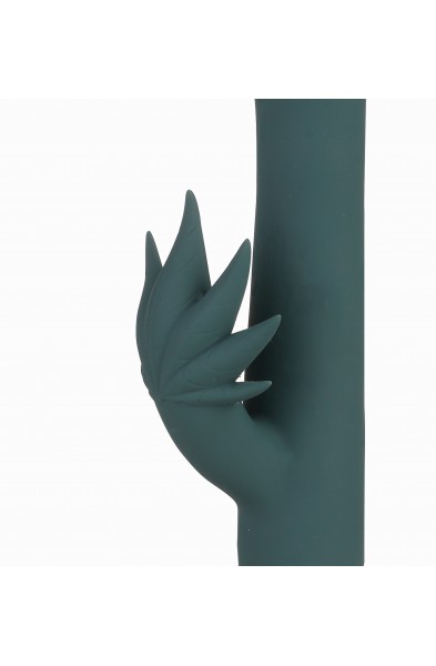 Kusha 420 Series Crystal Gems G-Spot Vibrator -  Green