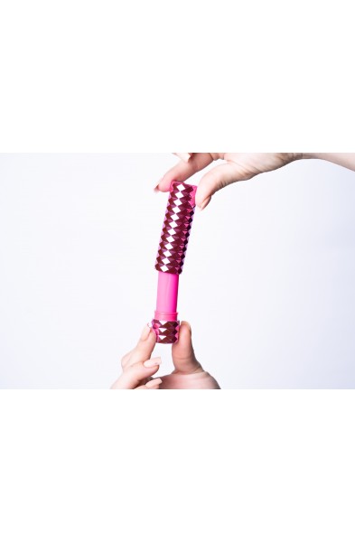 Roxie Crystal Gem Lipstick Bullet Vibrator - Pink