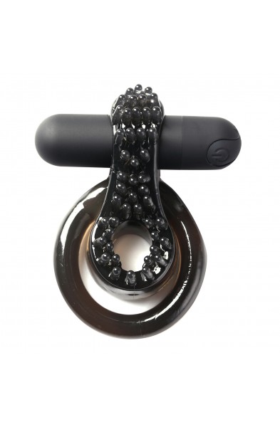 Jagger Vibrating Erection Enhancer Ring - Black
