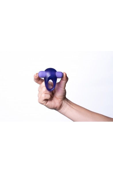 Casey Vibrating Erection Enhancer Ring - Purple