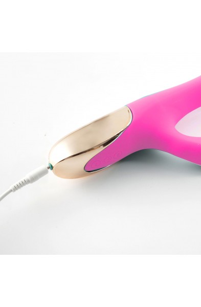 Maui 420 Series - Dual Motor G-Spot Pot Leaf - Rechargeable Vibrator - Pink