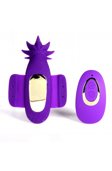 Sativa 10-Function Remote Control Panty Vibrator - 420 Series - Purple