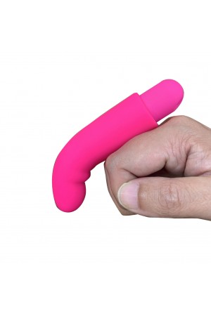 Sadie Silicone Finger Vibrator - Pink