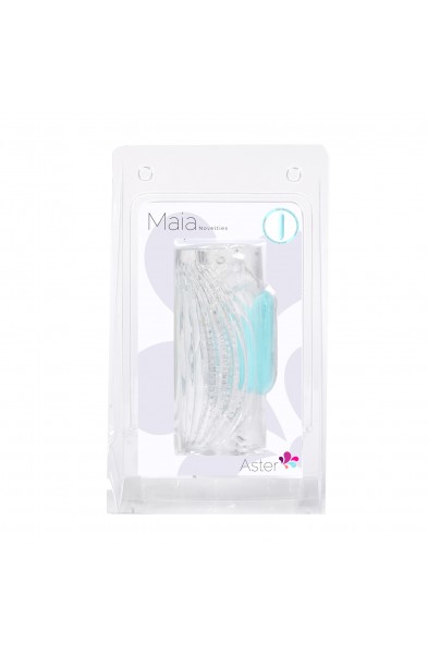 Aster Vibrating Male Masturbator With Bullet -  Clear