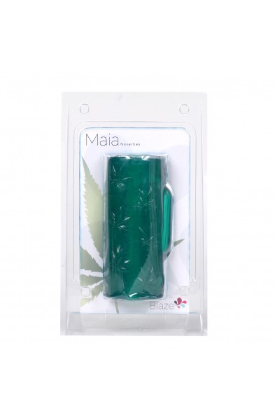 Blaze Vibrating Male Masturbator 420 Series -  Green