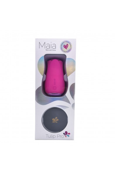 Tulip Pro 15-Function Suction Vibe With Wireless Charging - Pink