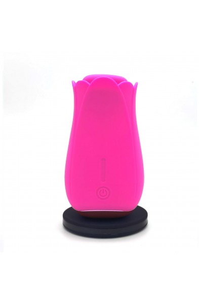 Tulip Pro 15-Function Suction Vibe With Wireless Charging - Pink