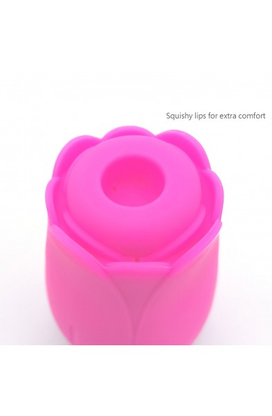 Tulip Pro 15-Function Suction Vibe With Wireless Charging - Pink