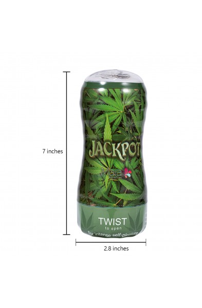 Jackpot Aircraft Cup Style Male Masturbator 420  Series - Clear