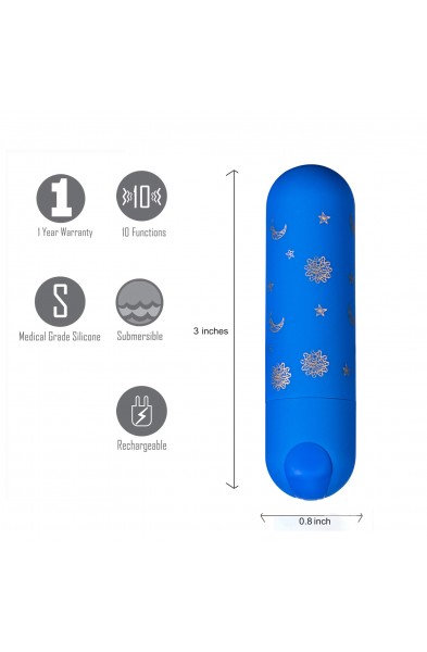 Luna Super Charged Mini Bullet - Blue